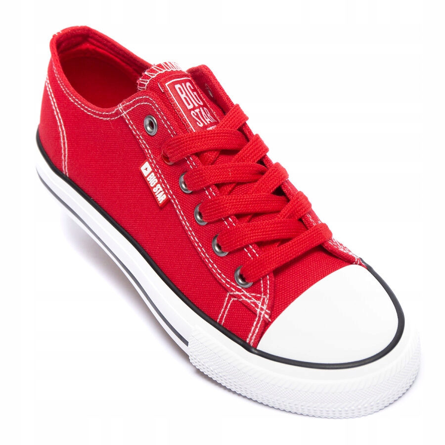 Big Star Trampki Damskie Niskie Czerwone JJ274A530 603 38