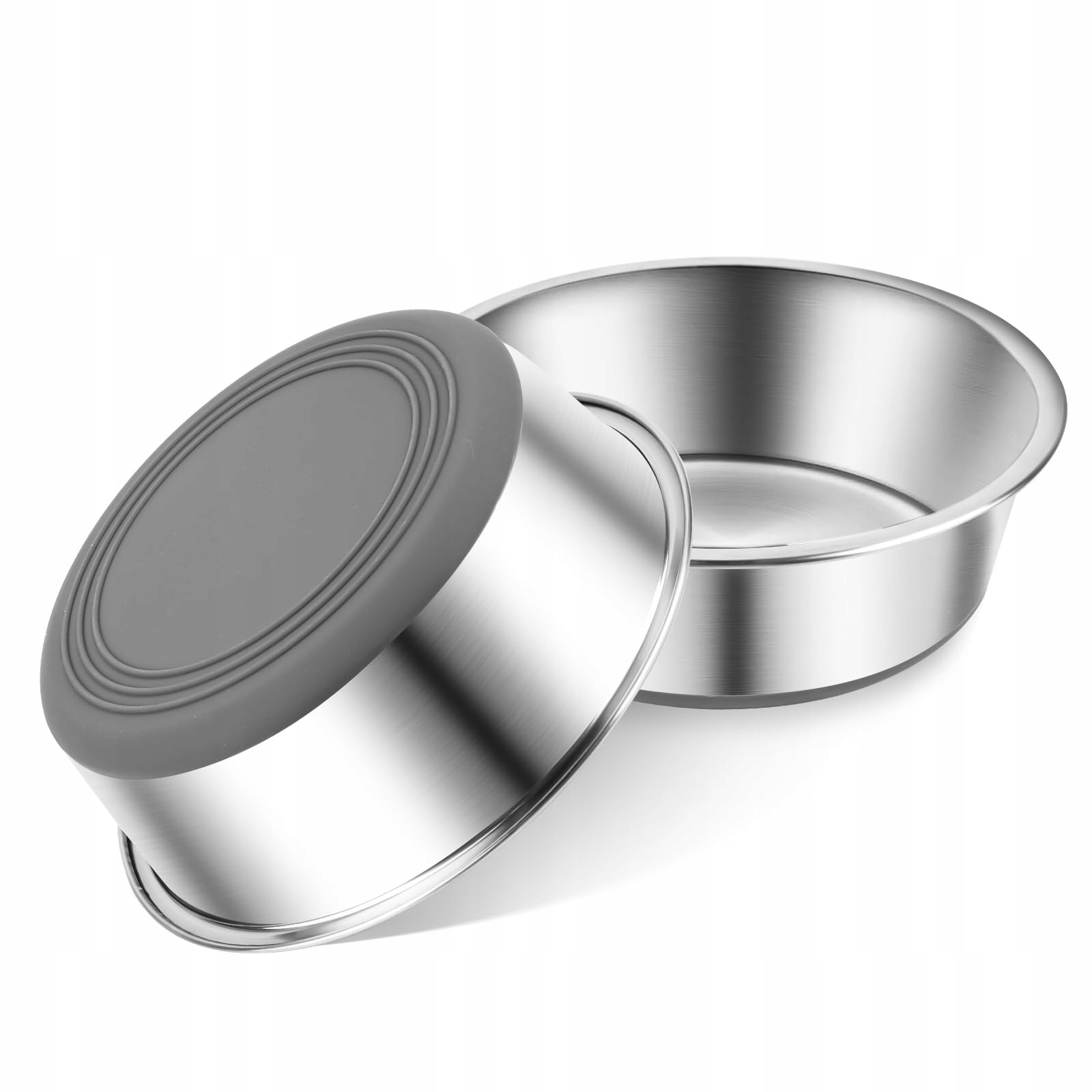 Levně 2 Kusy Misky Pro Psa Z Z Nerezové Oceli, Protiskluzové, 2700 ML