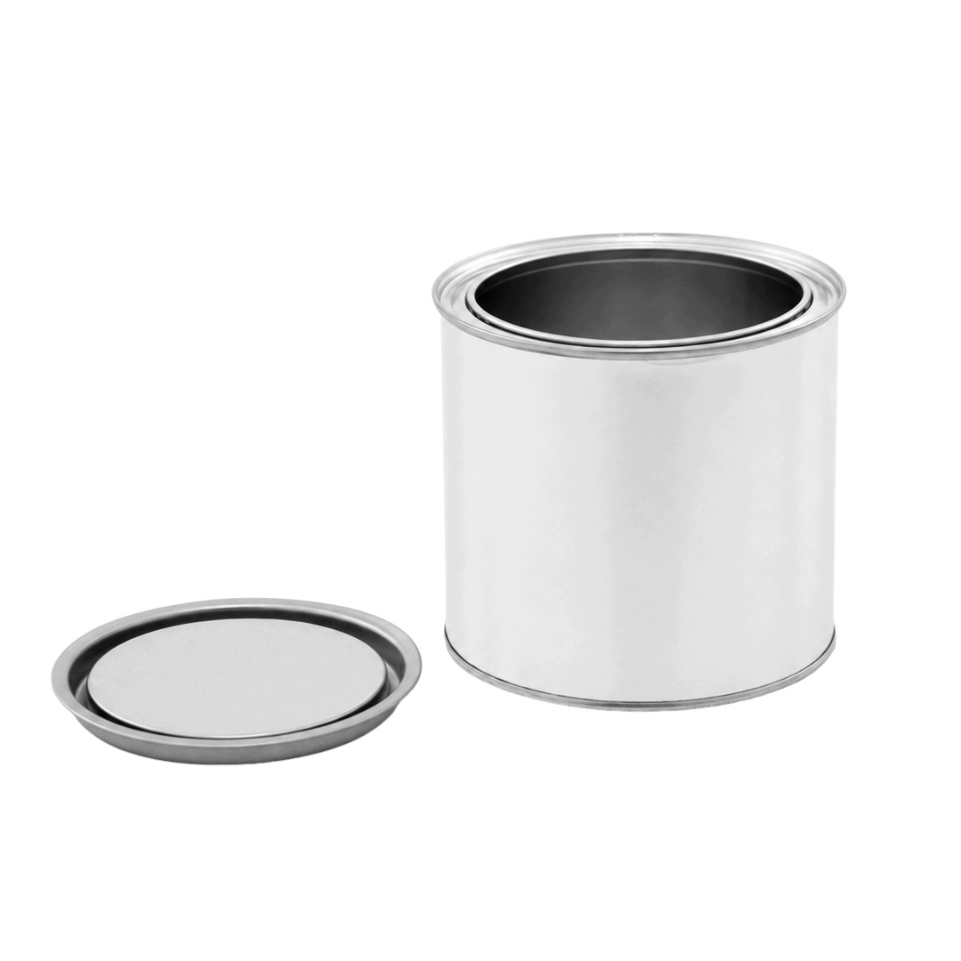 Puszka metalowa 0,5l z wieczkiem wciskanym
