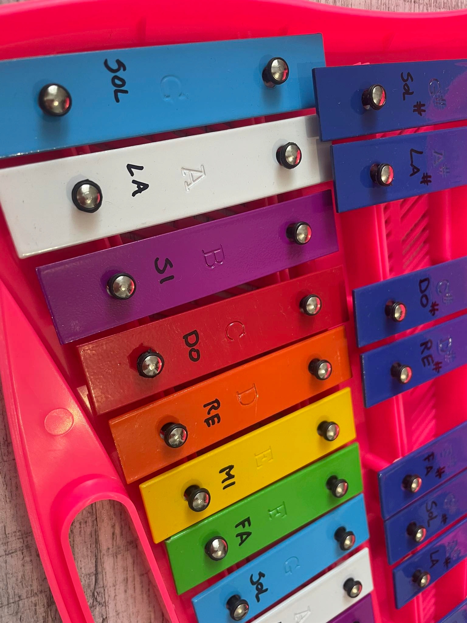 Alysée - Metalofon dzwonki cymbałki różowe Marka inna