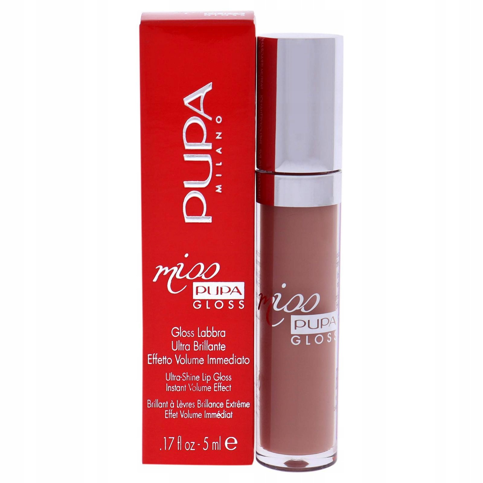 Lesklý lesk na rty Miss Pupa Gloss Ultra Shine Lesk Okamžitý Objem Efekt
