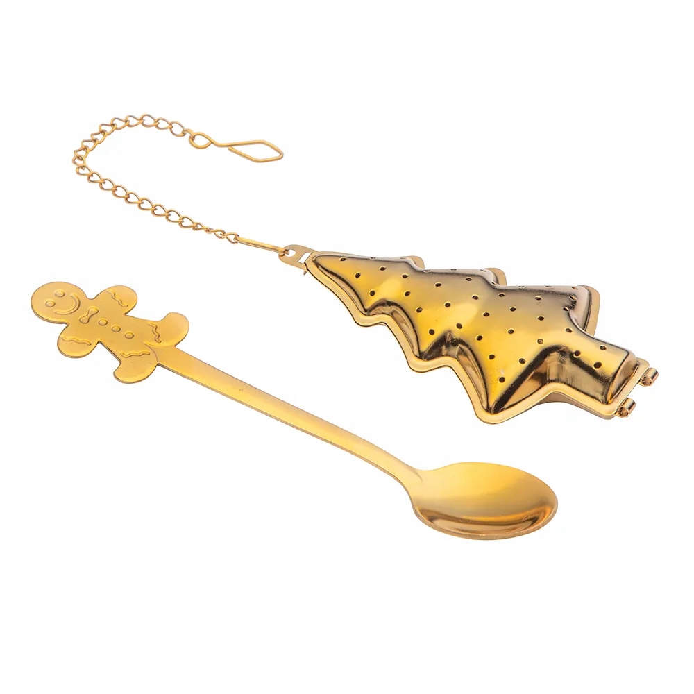 ZAPARZACZ DO HERBATY KAWY ZIÓŁ SITKO i łyżeczka ŚWIĘTA Choinka Ciastuś Marka Altom Design