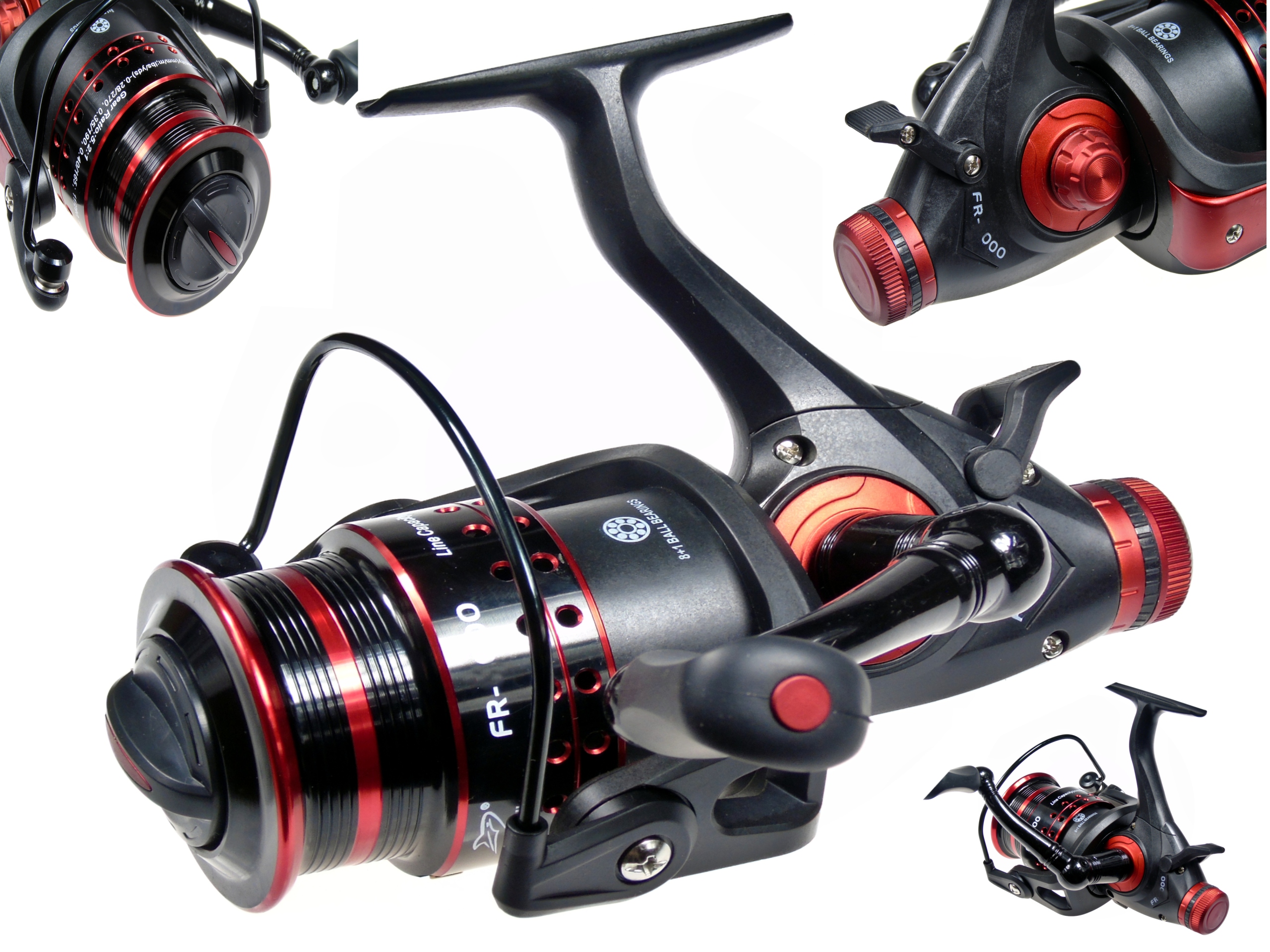 Kołowrotek Wolny Bieg Grunt 6000 Fr Runner Feeder Karp Karpiowy Sandacz