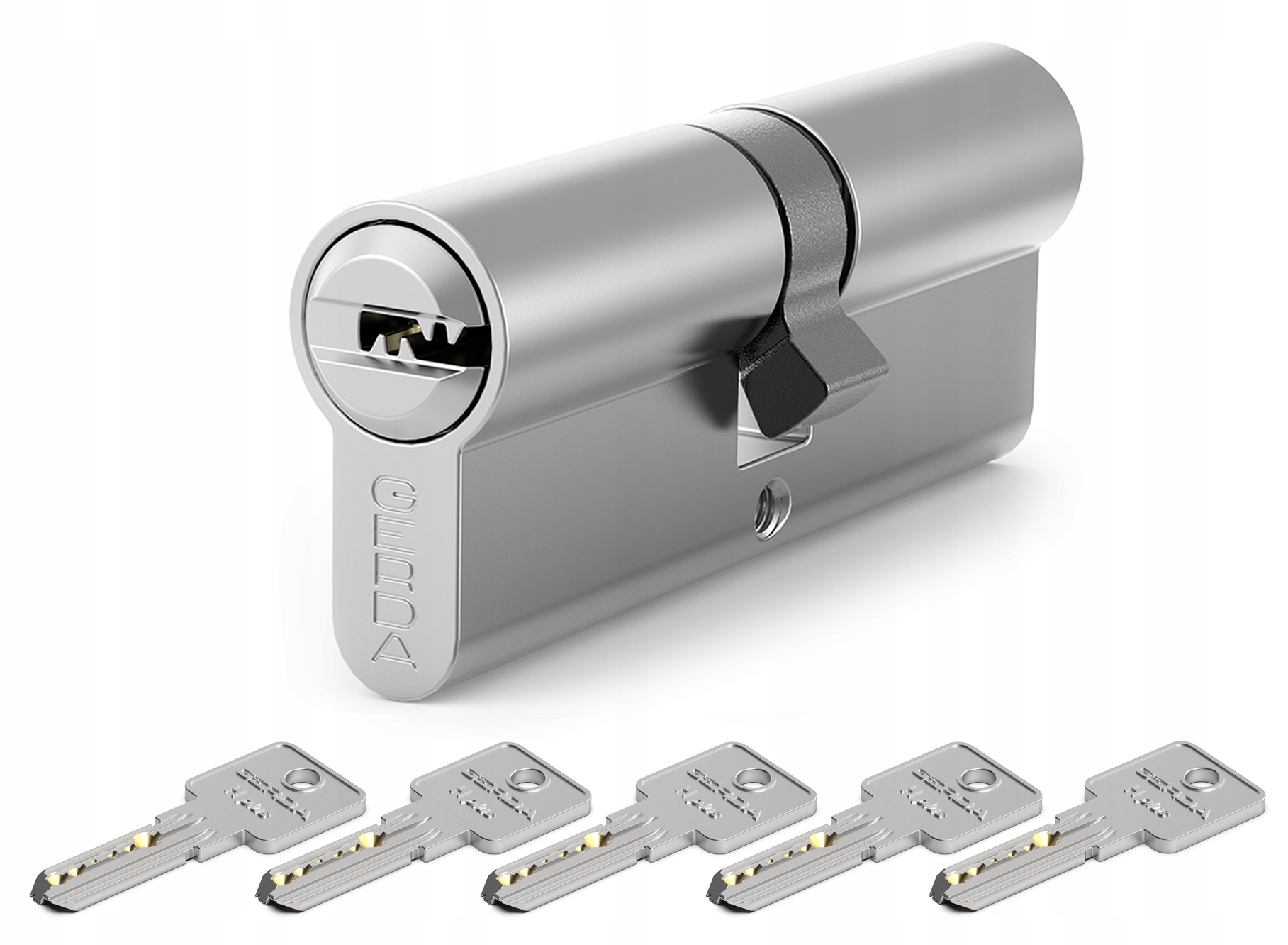 

Wkładka Gerda H Plus Nikiel 5 Kluczy 30/45