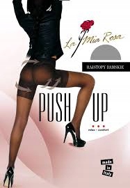 

Włoskie Rajstopy Damskie Push Up L/4 Czarne