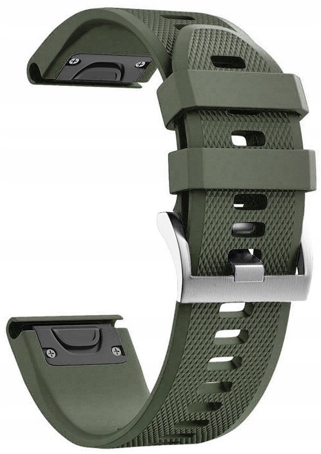 Khaki Silikonowy Pasek Garmin Fenix 5 (Tech-Band)