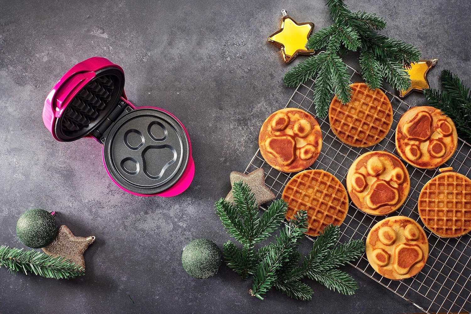 GOFROWNICA BESTRON PSI PATROL RÓŻOWA RÓŻ 550W ŁAPA PSA CHASE WAFLE GOFRÓW Model GOFROWNICA OPIEKACZ PSI PATROL 700W