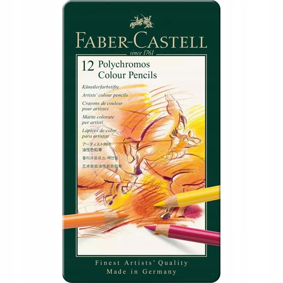 Faber-Castell Polychromos Pastelky 12 barev