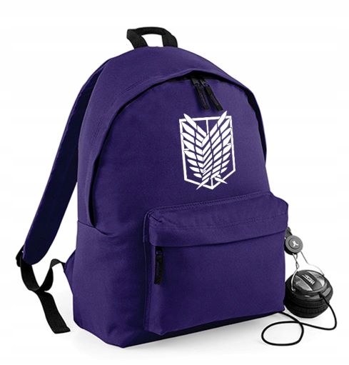 

Plecak szkolny Anime Shingeki no Kyojin fioletowy