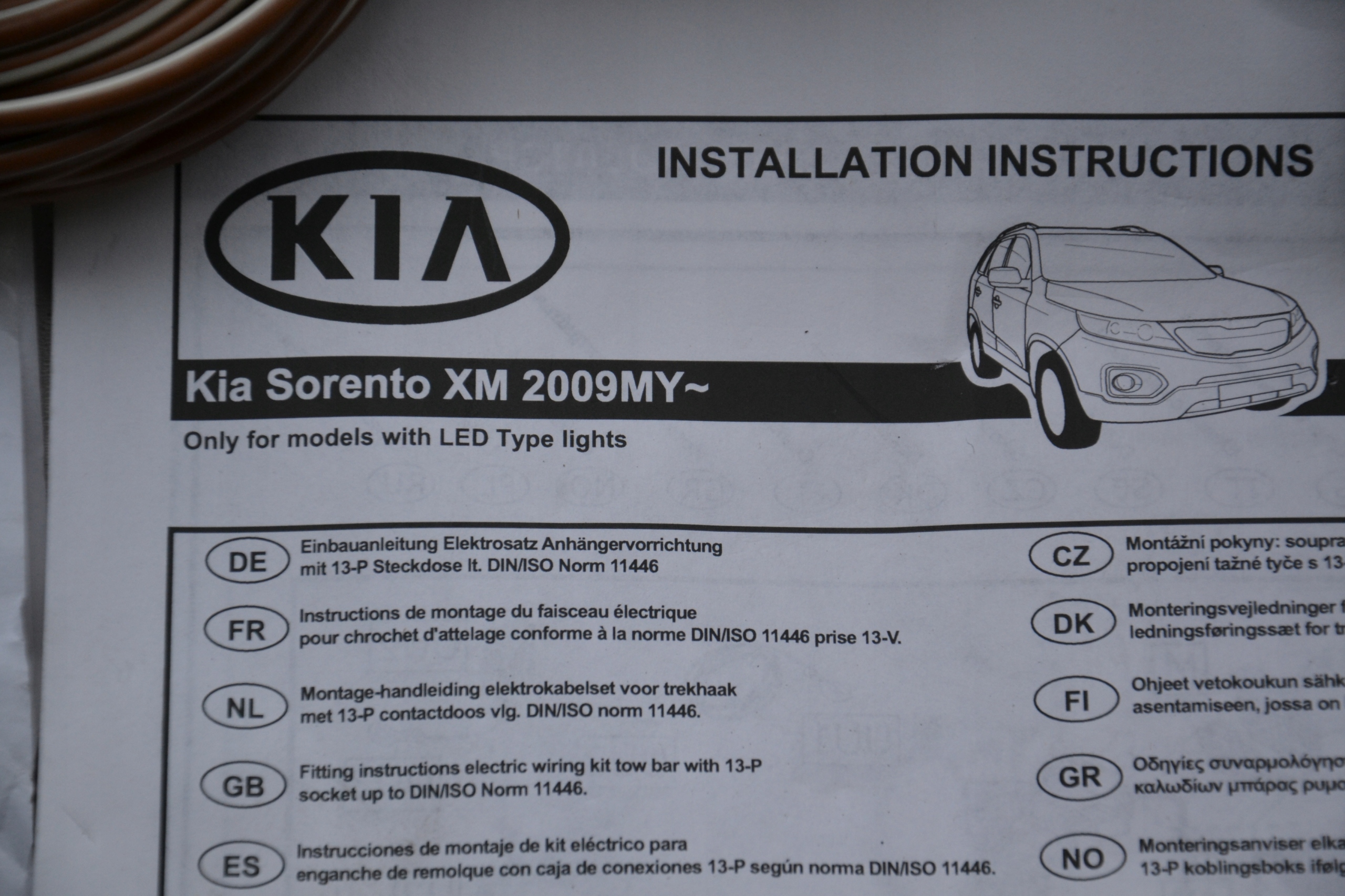 Kia Sorento II 09-15, modul ťažného zariadenia 2P621ADE03CP, org. Nová