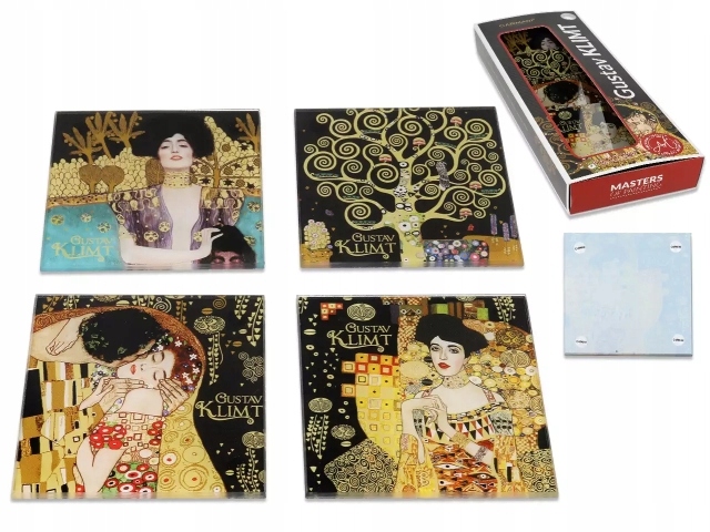 

Kpl. 4 podkładek szklanych G. Klimt (carmani)