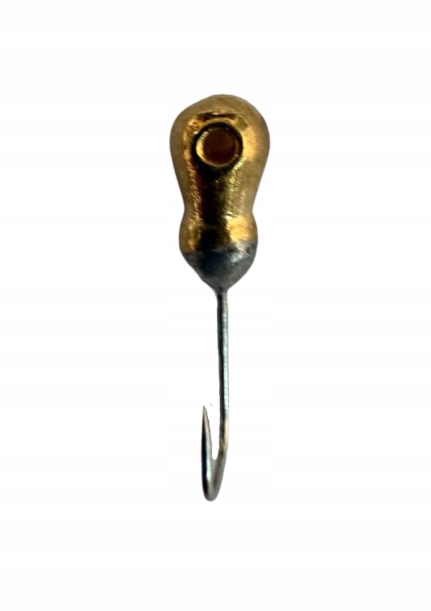 Mormyszka Wolframowa Złota Gładka Kropla Profilowana 11 mm – O35