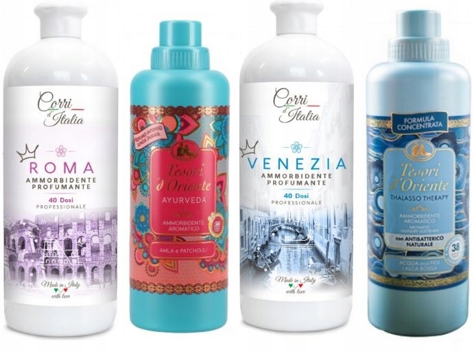 Levně Sada 4 Krásných Tekutin Corri d`ITALIA a Tesori d`ORIENTE Ravt