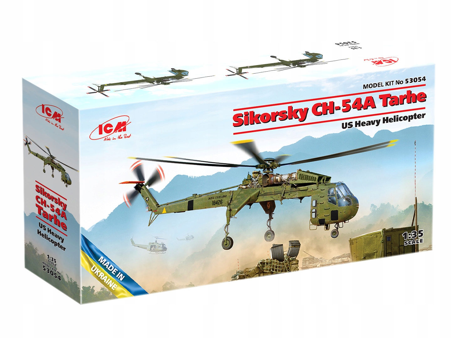 Sikorsky vrtulník CH-54A Tarhe model 53054 ICM