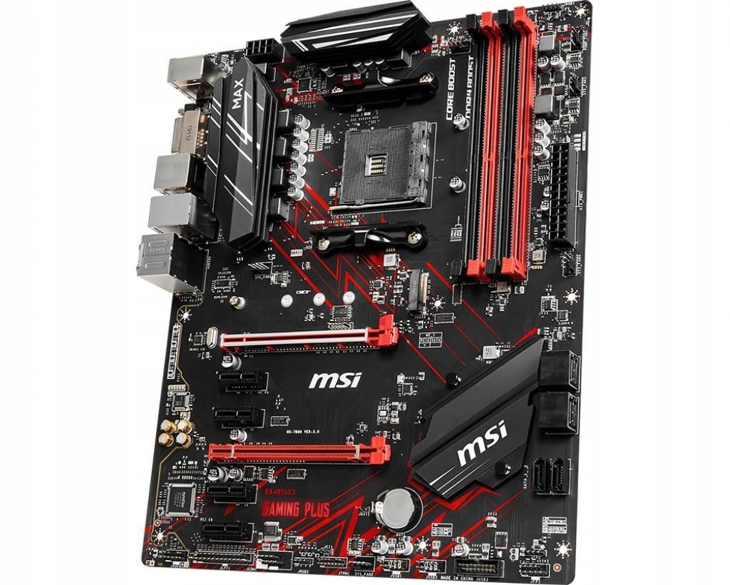 Płyta główna ATX MSI B450 Gaming Plus Max • Cena, Opinie