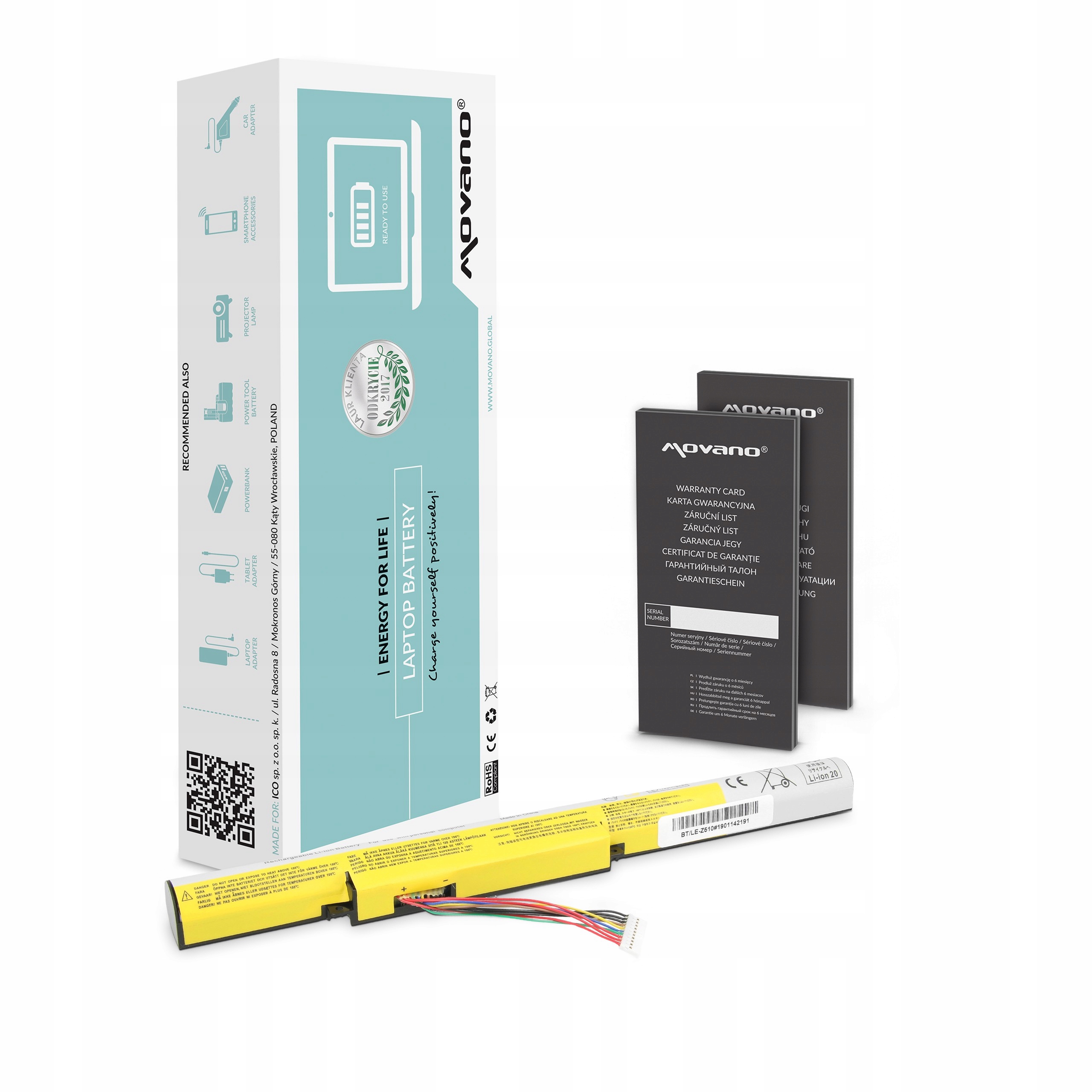 Baterie Movano pro Lenovo IdeaPad Z510