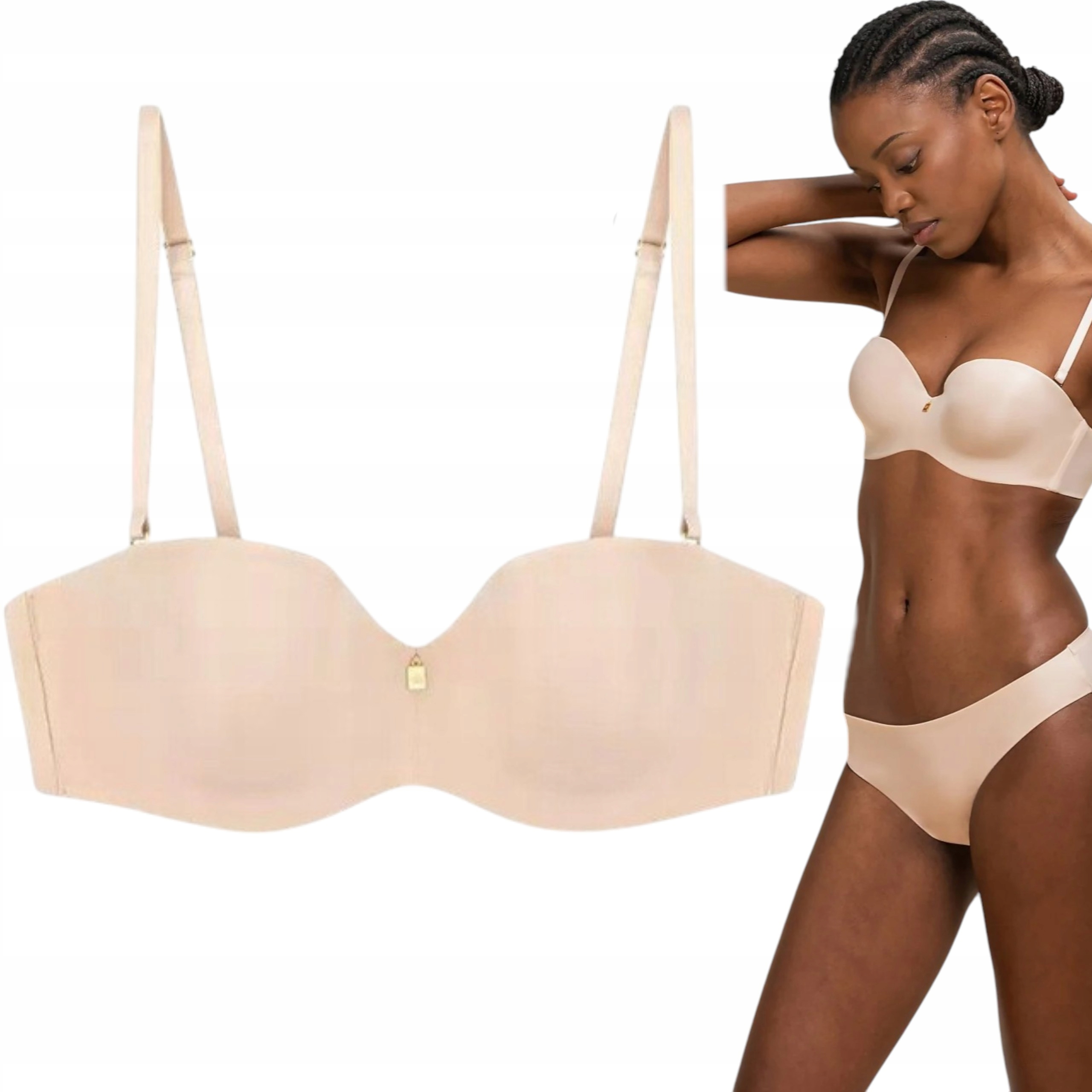 Podprsenka Triumph Body Make-Up Essentials Wdp Béžová 80 B Samonosná Podprsenka