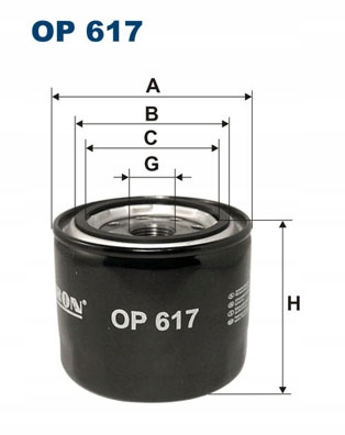 

Filtron Filtr OP617 Subaru Op 617