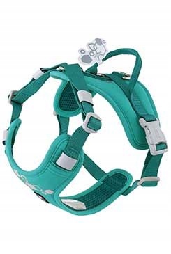 Levně Postroj Hurtta Weekend Warrior II Eco paví zeleň 65-80