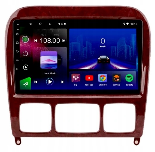 Радио GPS андроид Мерседес в220 1998-2005 16ГБ