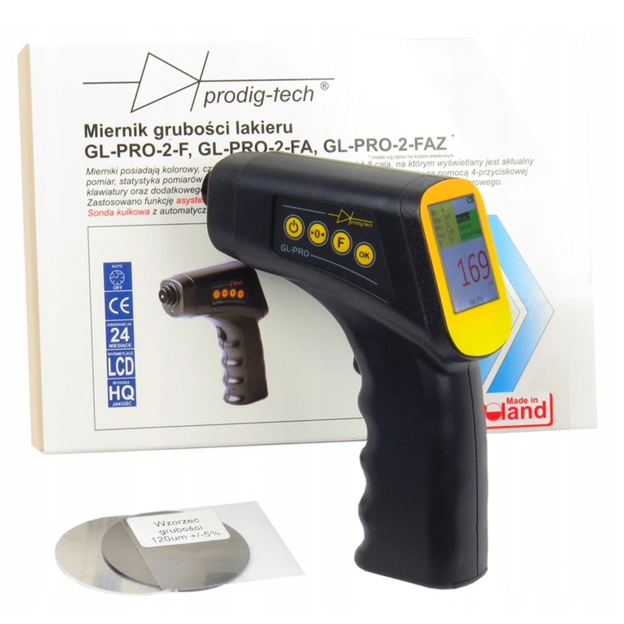 

Miernik grubości lakieru Prodig Tech GL-PRO-2-F