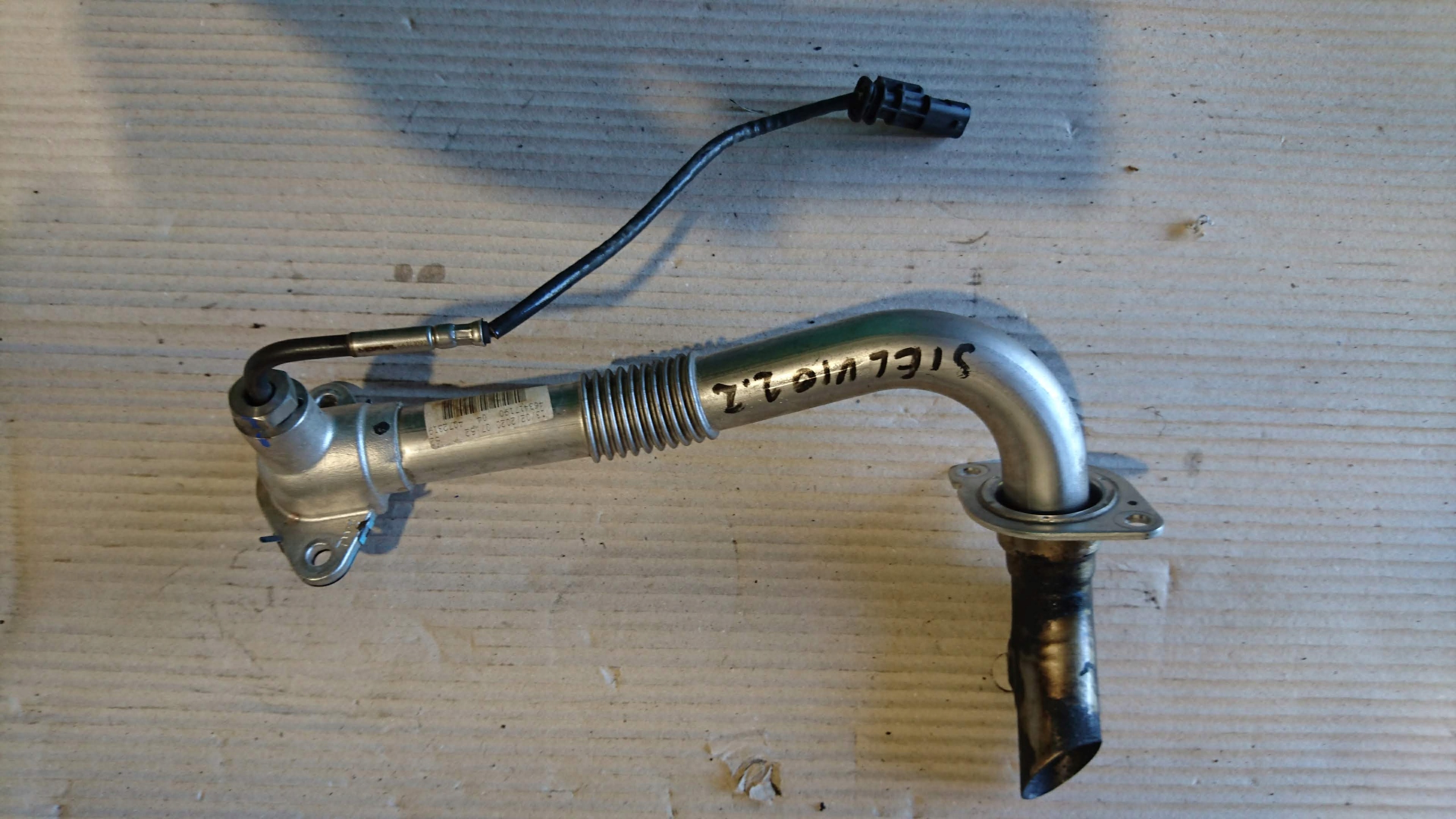 rurka rura przewód spalin EGR Stelvio 2.2 JTDM