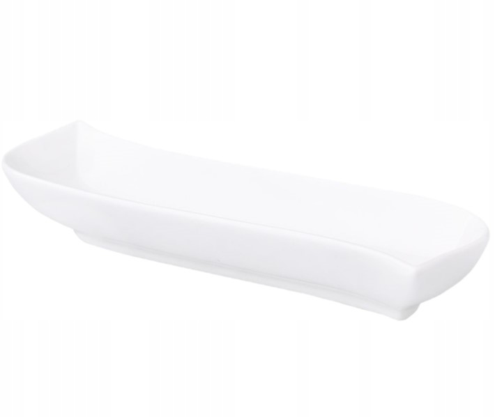 

Półmisek Talerz Ambition Fala Biel Porcelana 23x5