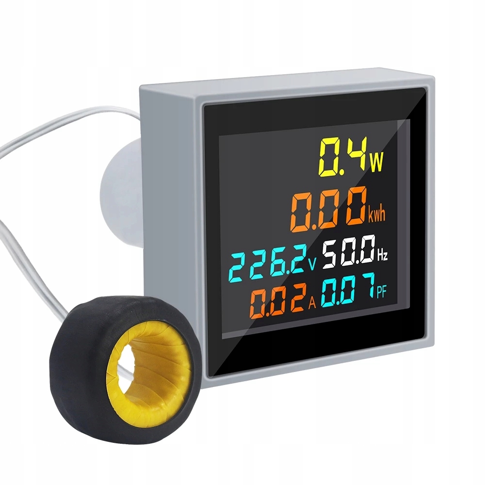 

D48-2058 Woltomierz Amperomierz Watomierz, kWh, Hz
