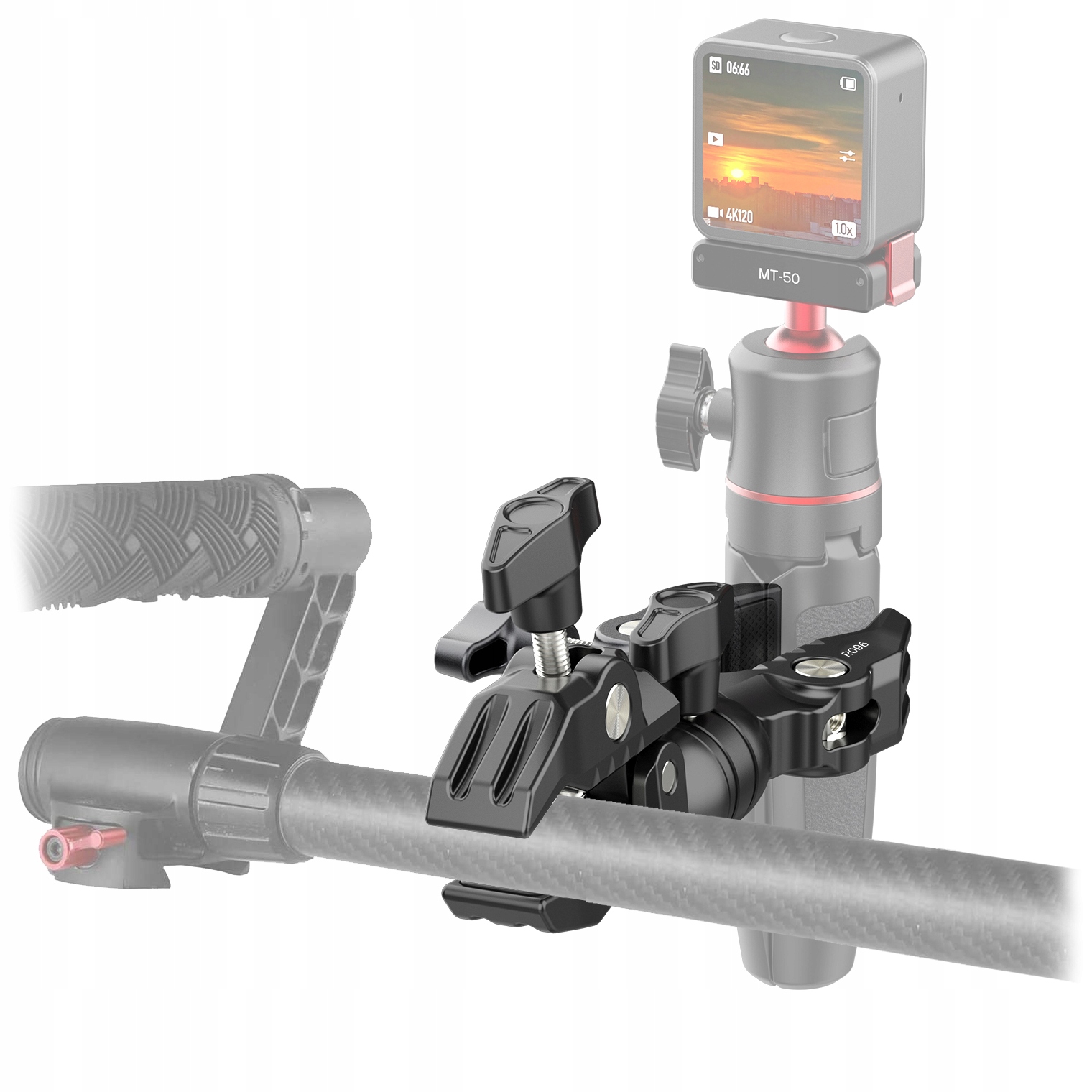 Podwójne IMADŁO Zacisk ULANZI R096 Crab Clamb Magic Arm 1,5 kg udźwigu Kod producenta 2870