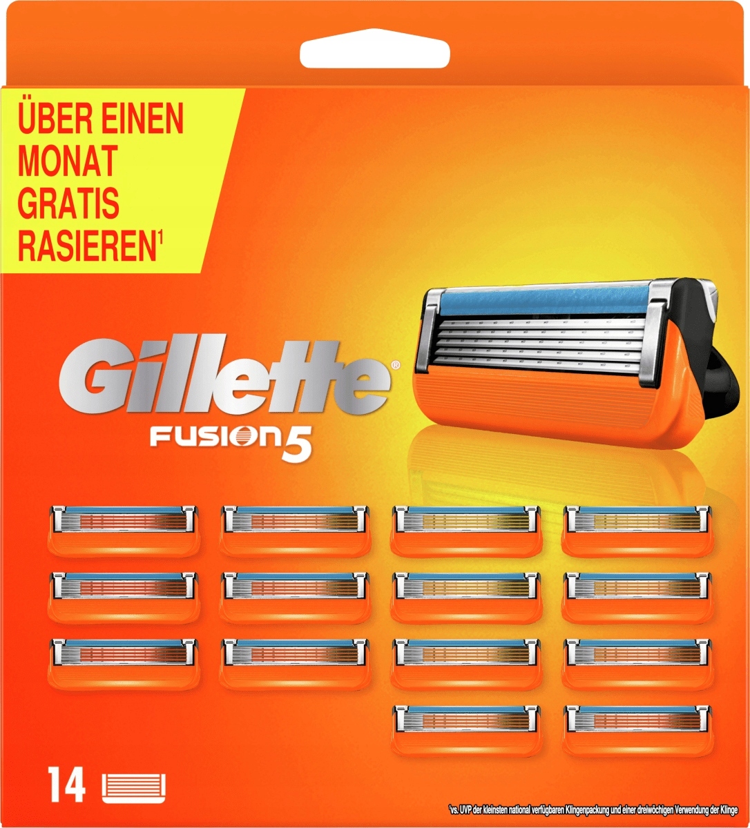 

Gillette Fusion5 Opakowanie 14szt.