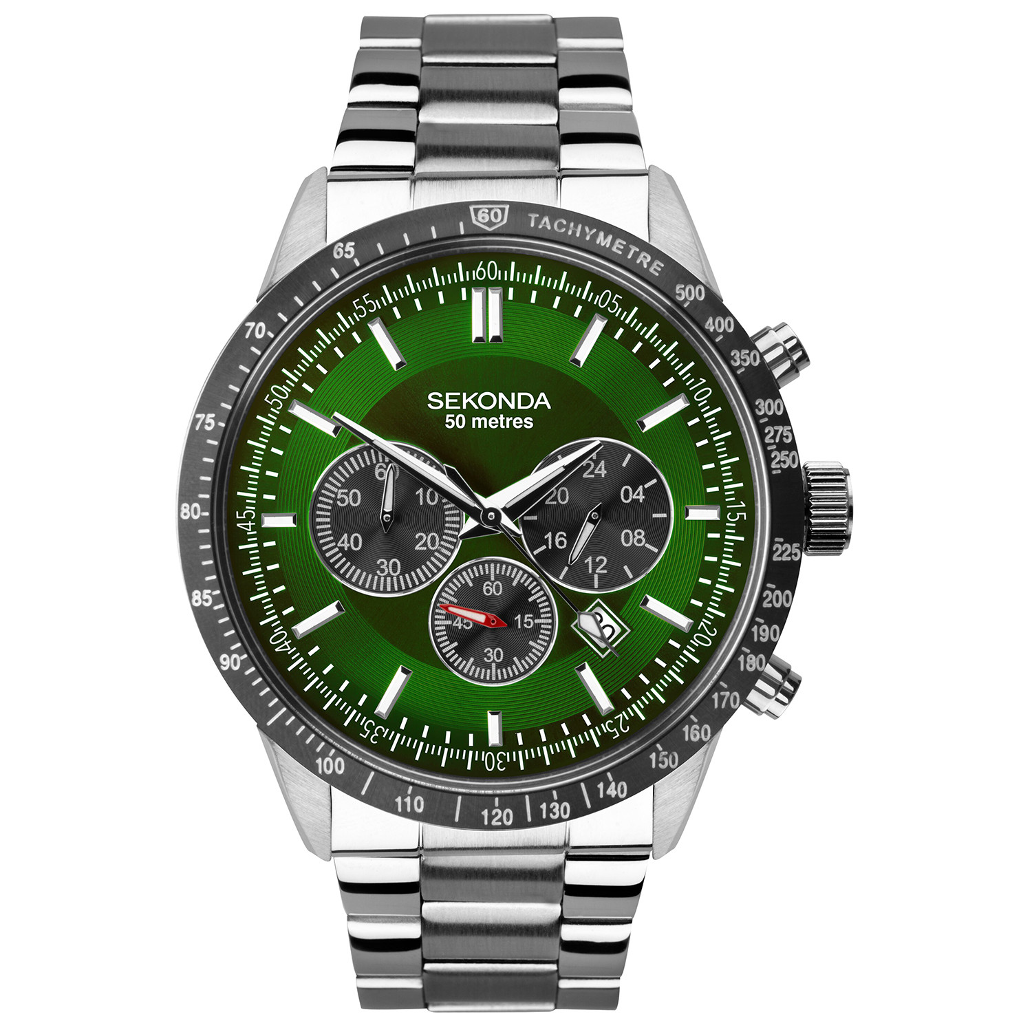 Pánské Hodinky Sekonda 1913 stříbrný náramek