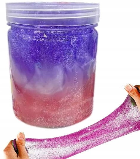 

Slime Brokatowy Masa Plastyczna Rociągliwa Glutek