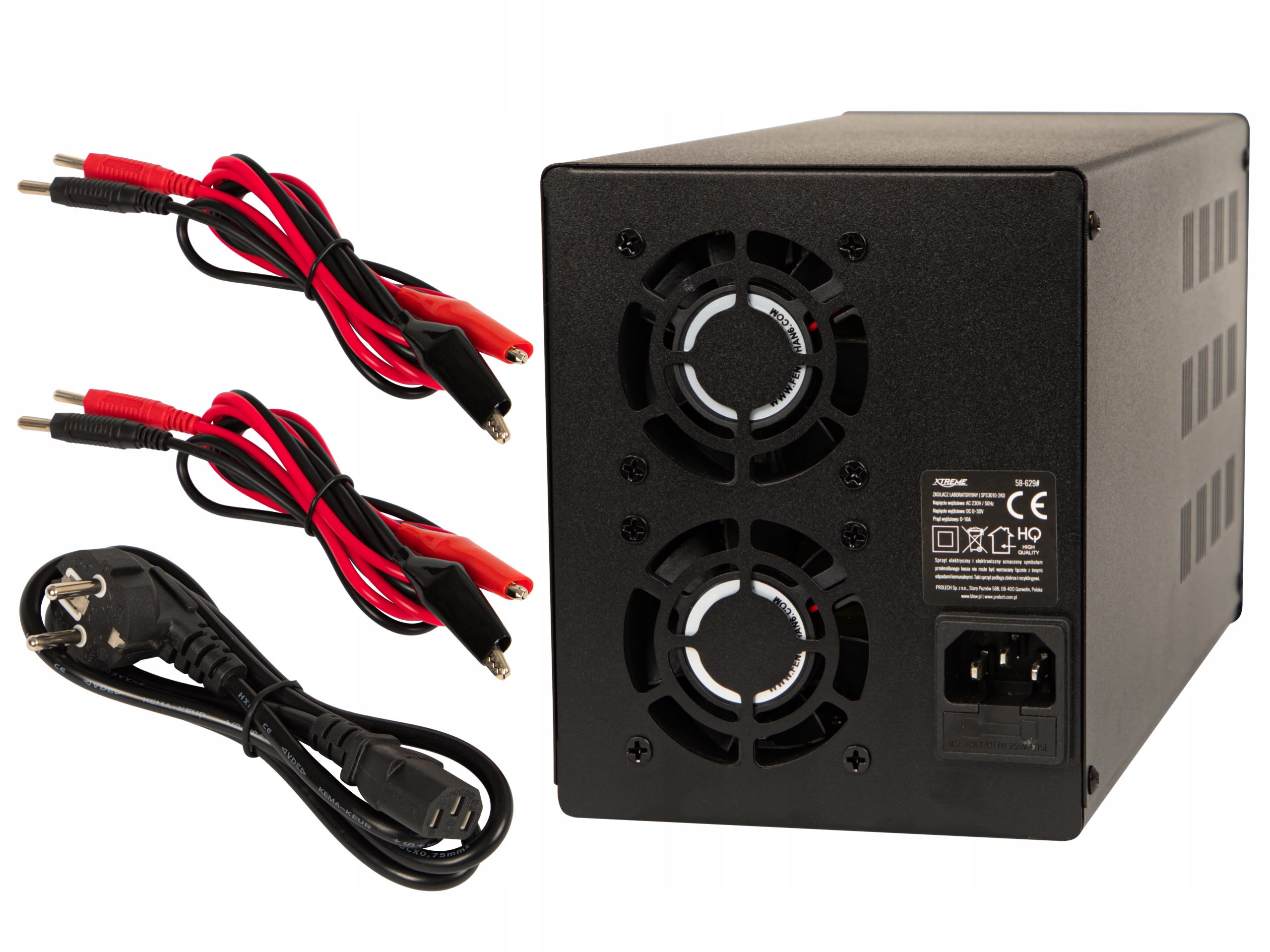 ZASILACZ LABORATORYJNY 2x 30V 10A REGULOWANY SERWISOWY PRECYZYJNY USB 5V 2A Stan opakowania oryginalne