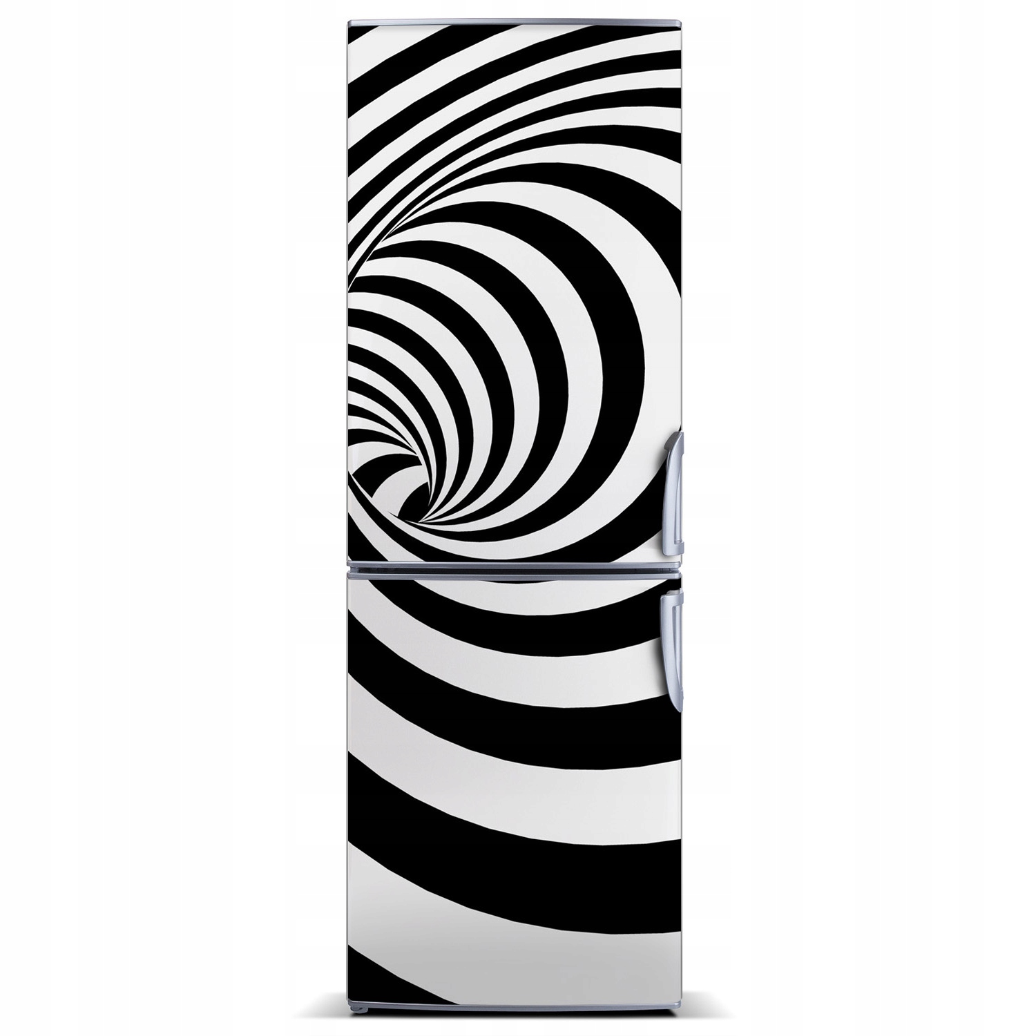 

Naklejka na lodówkę Spirala w paski 60x180