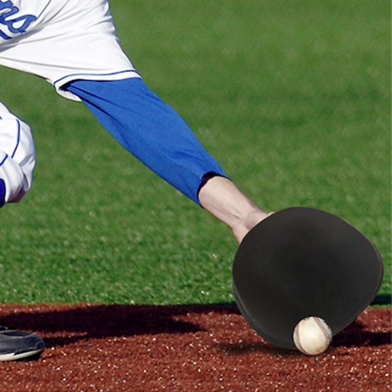 2PC Softhand Baseball Softball Defensive Catch Training Gloves Fast Hand Kolor dominujący biały