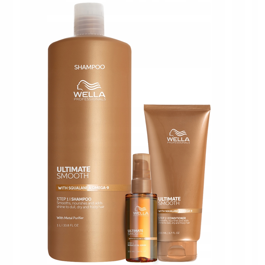 Wella Ultimate Smooth sada pro suché vlasy 3 ks