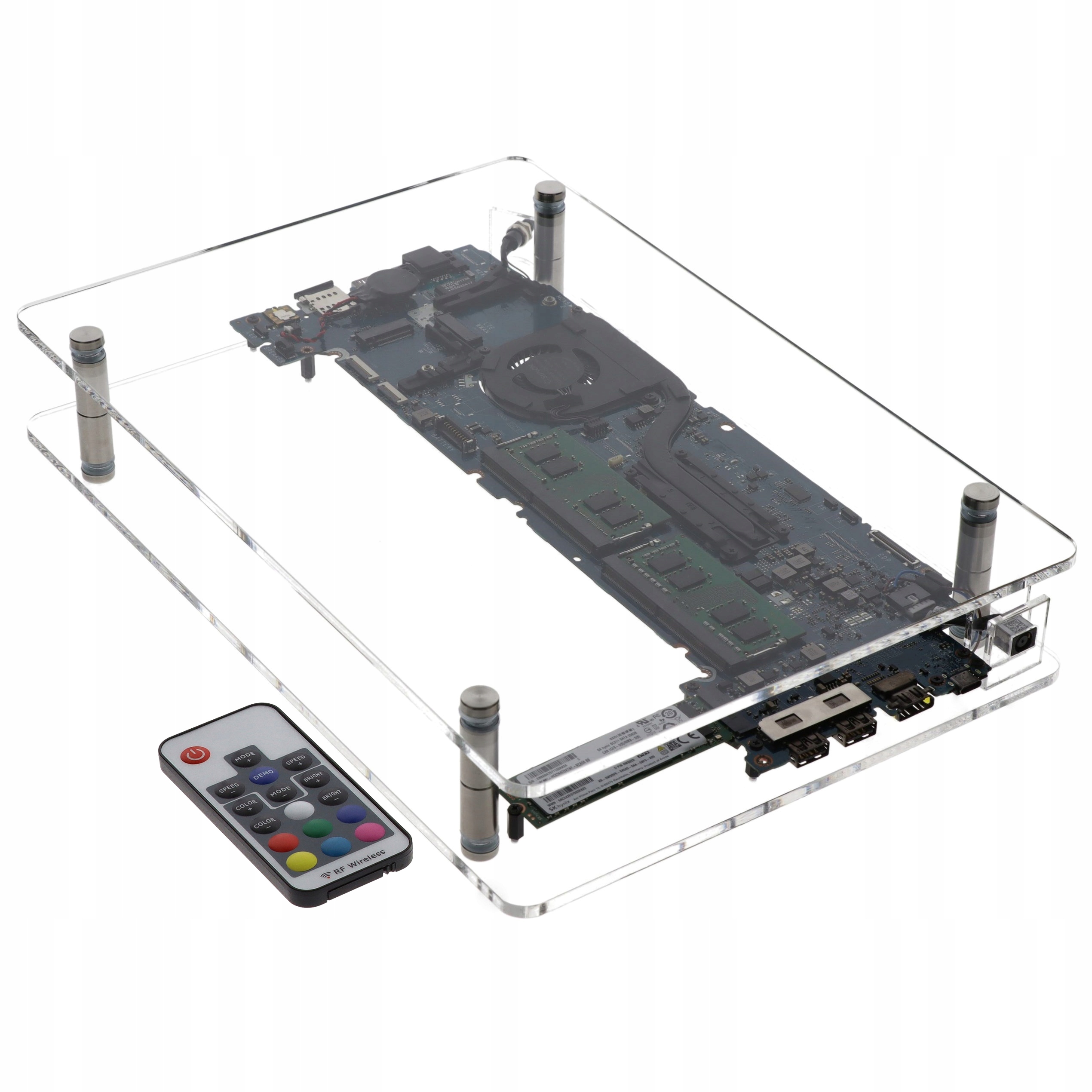 Kolekcjonerski CUSTOM PC Dell Inside i5 8/256SSD W10 WiFi LED RGB Unikat Dołączone oprogramowanie Libre Office