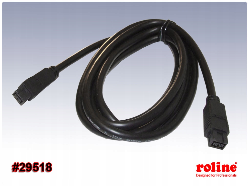 Przyłącze Fire Wire 9 x 9 wt - wt ( 1,8M) Producent Roline