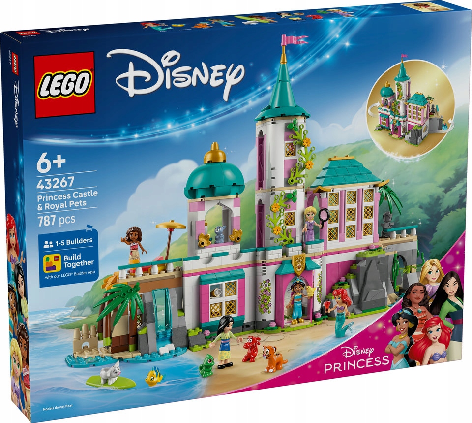 Lego Disney Zamek Księżniczek i Królewskie Zwierzaki