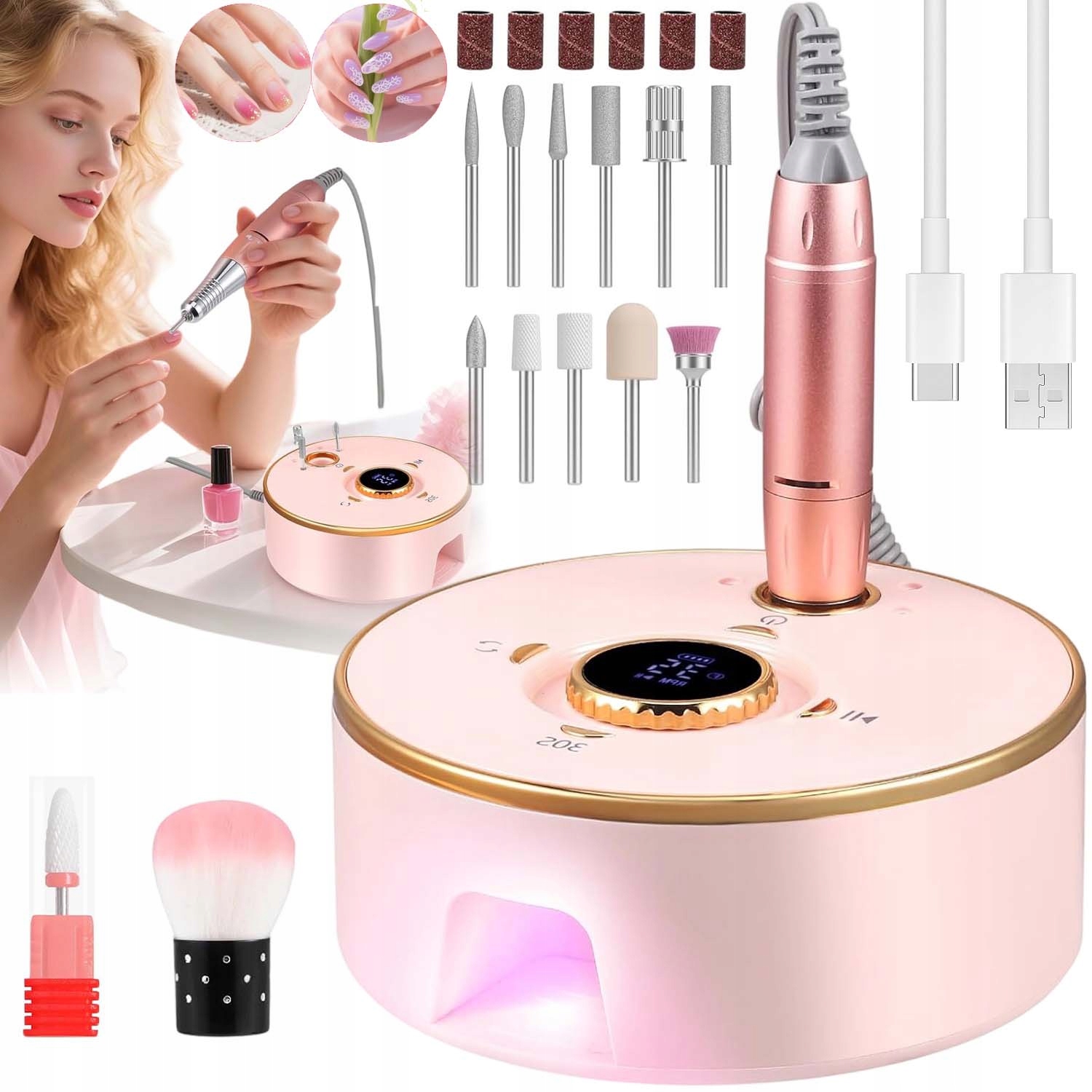 Bruska S Pedikúrovou Manikúrou A Setem 2V1