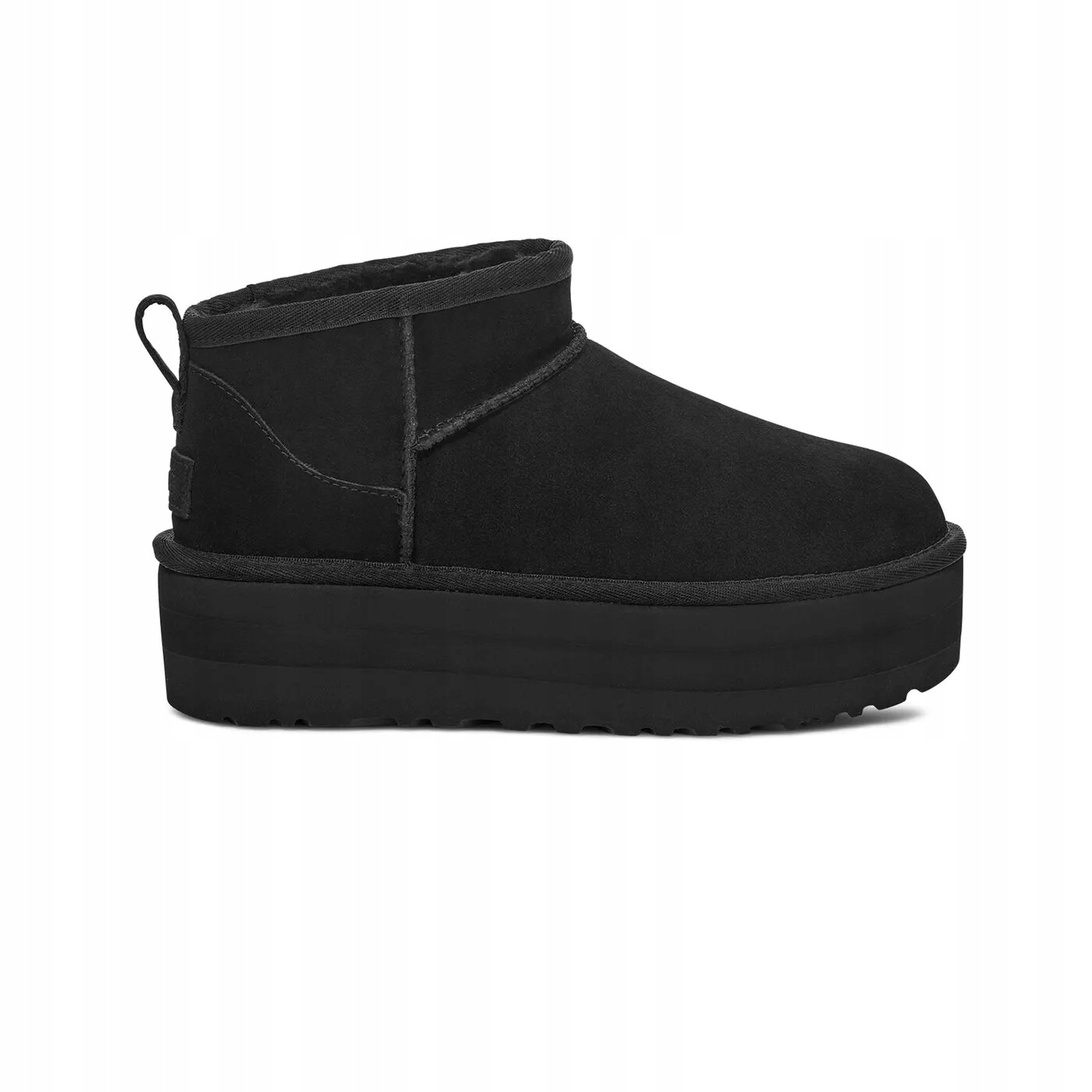 Dámské boty Ugg Classic Ultra Mini Platform 1135092-BLK černé semišové 36