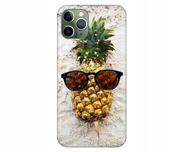 

Etui pokrowiec do iPhone 11 Pro Ananas w okularach