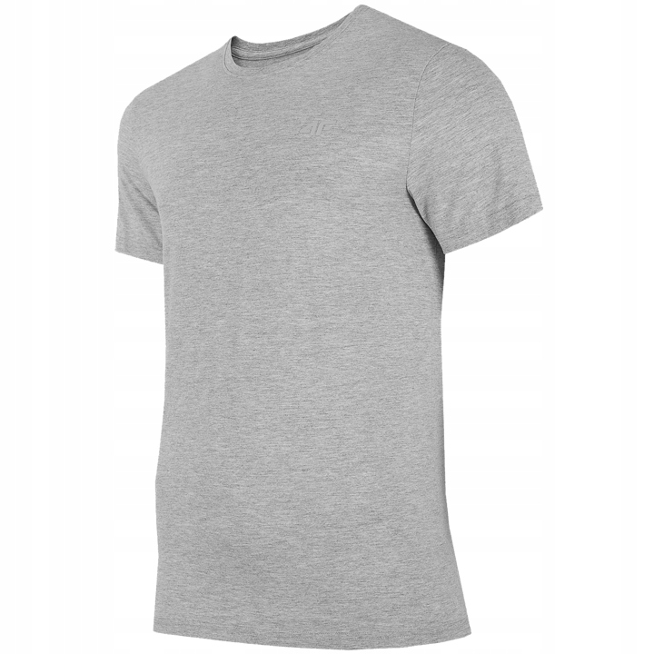 

4F Koszulka T-shirt Męski Bawełniany Gładki Basic