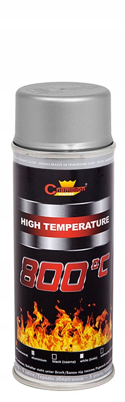 Żaroodporny Spray Wysokotemperaturowy Aluminium