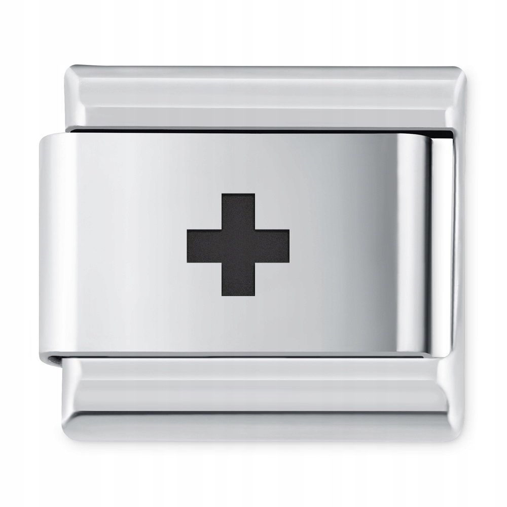 

Italian Charms Znak Plus Grawer Prezent