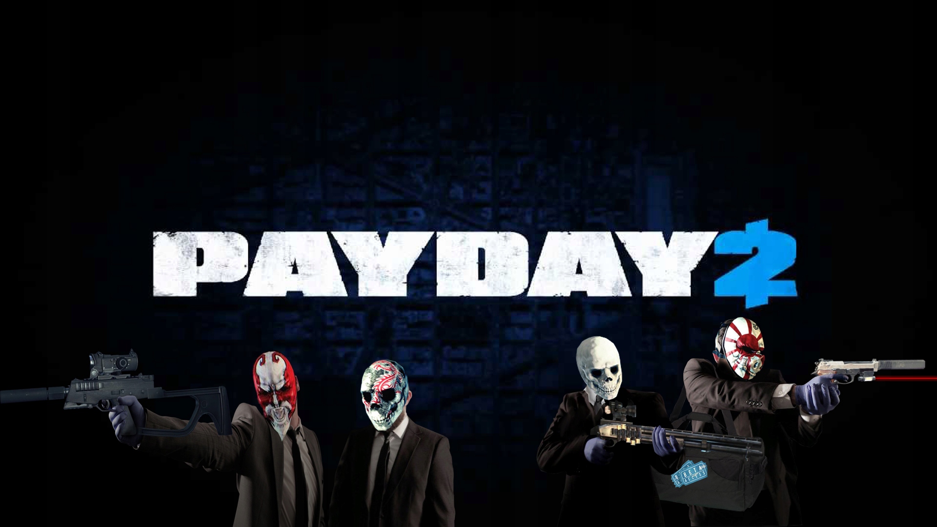 Payday 2 подстава с картинами 2 ключа и кейс