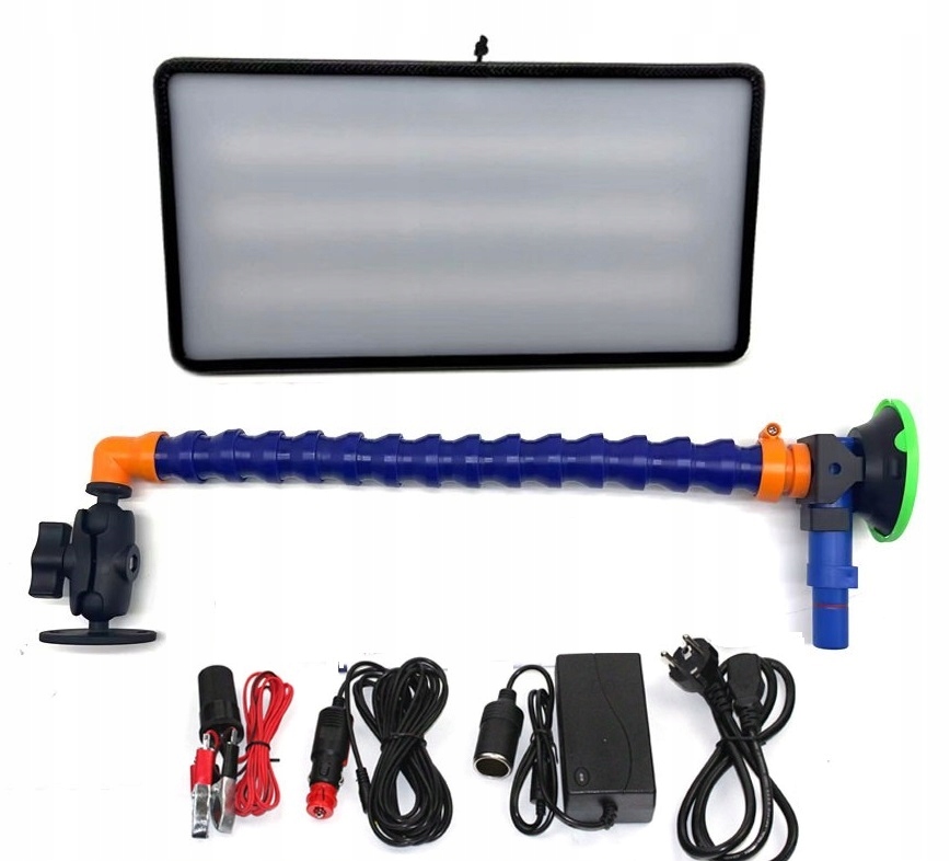Tieňová lampa Pdr na odstraňovanie preliačin, krupobitie, dimmer, stmievač, 6 pásov