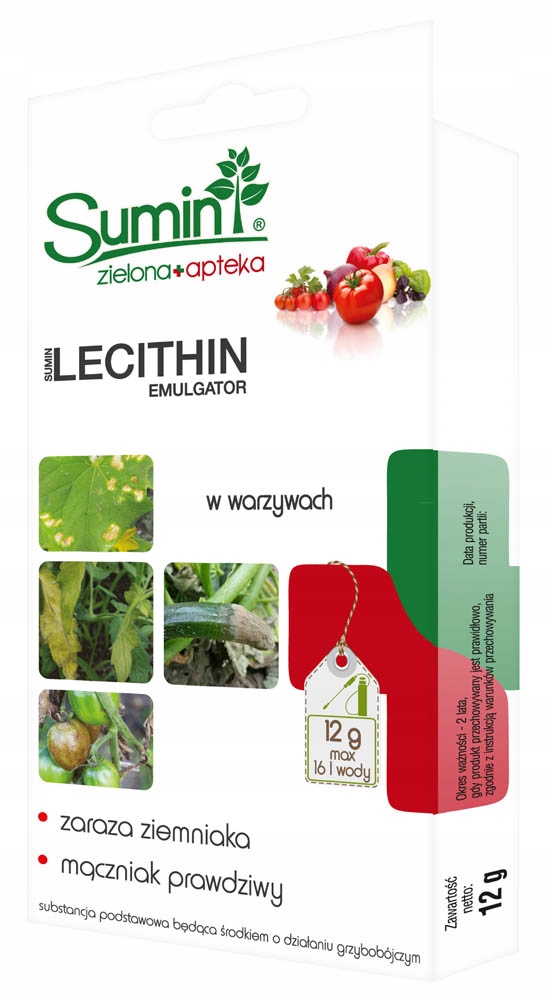 

Sumin Lecithin środek grzybobójczy na warzywa 12g