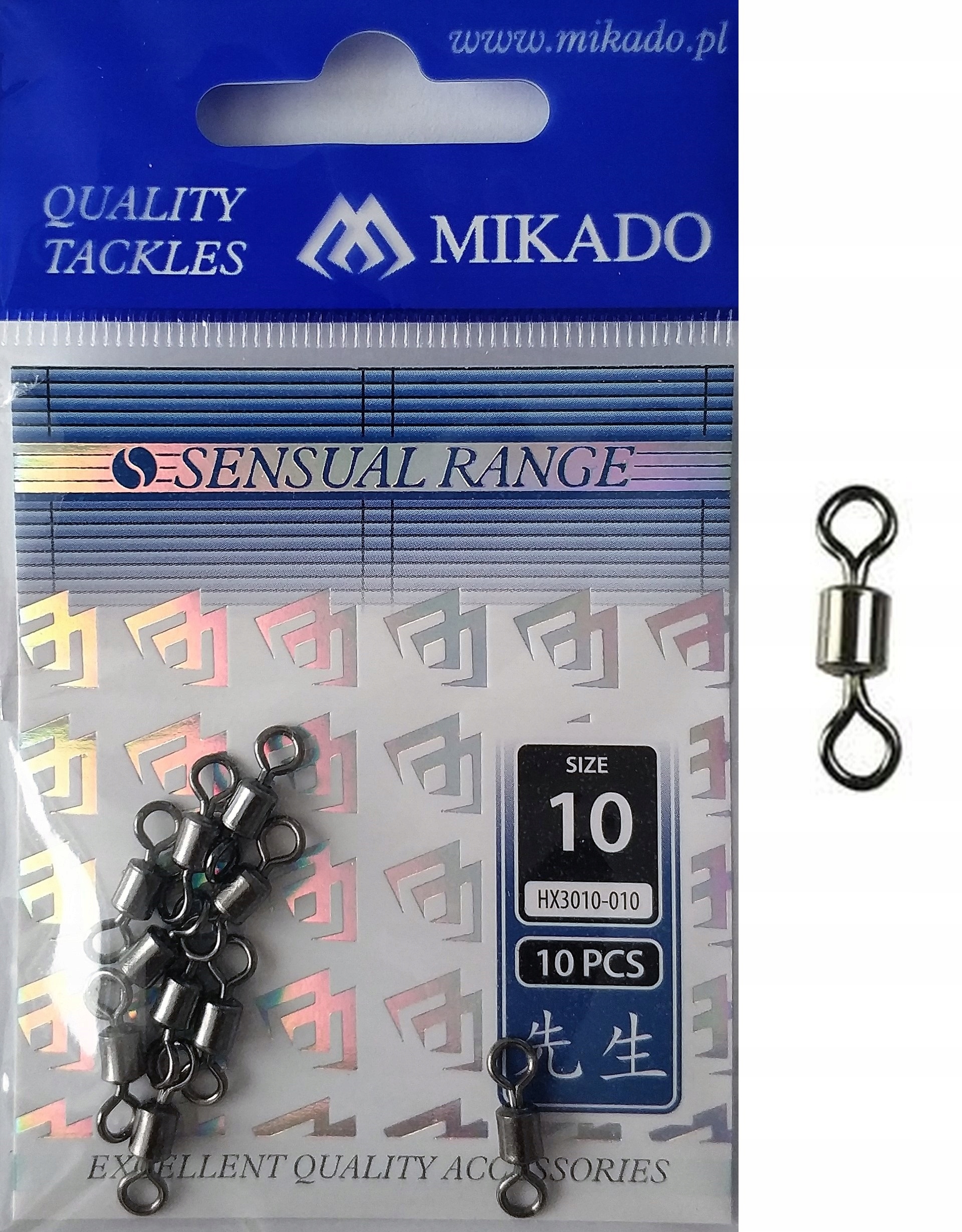 

Krętlik Rolkowy Mikado HX3010 Nr. 10 op. 10szt