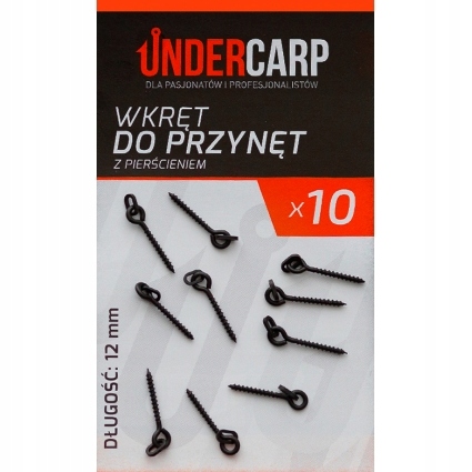 

Wkręt do przynęt z pierścieniem 12 mm Undercarp